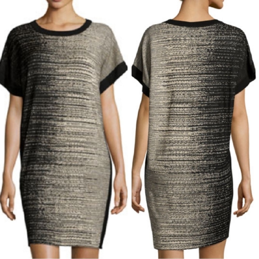 NEW MISOOK L LARGE Felicity Wedge Knit Drama Dress